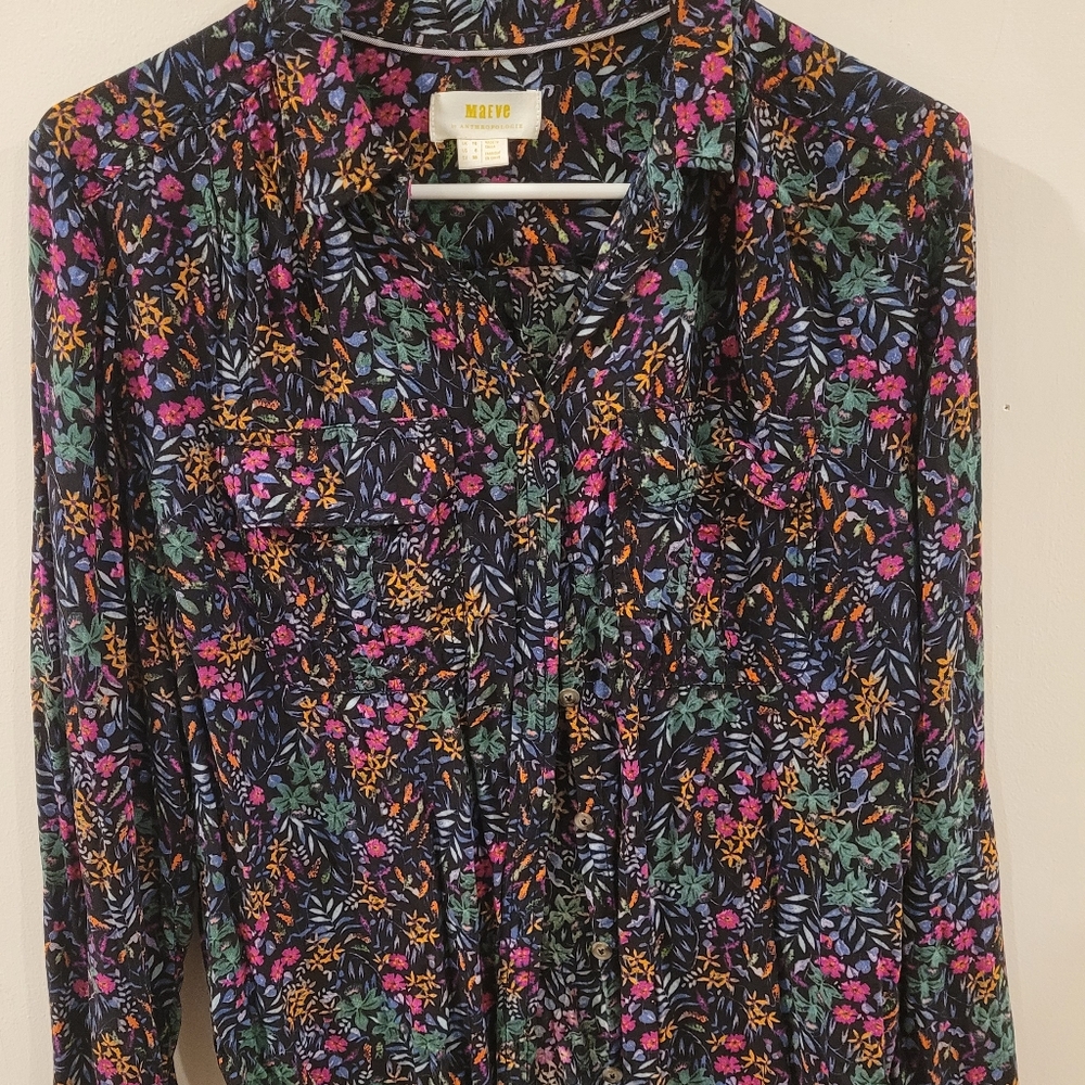 Maeve Floral Button-up